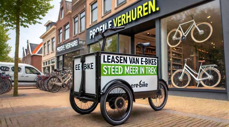 Leasen van e-bikes steeds meer in trek.