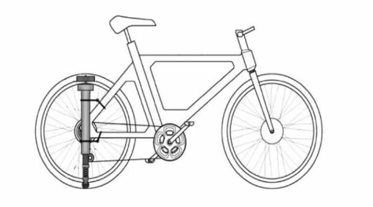 Ford automatische fietsstandaard