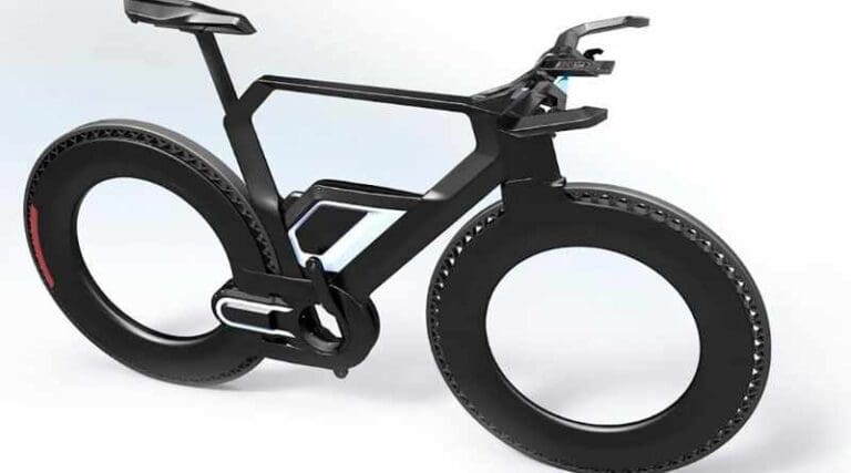 Futuristische naafloze E-bike