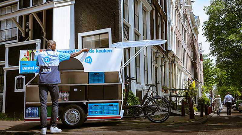 Bezorgfiets als proef gestart bij Albert Heijn