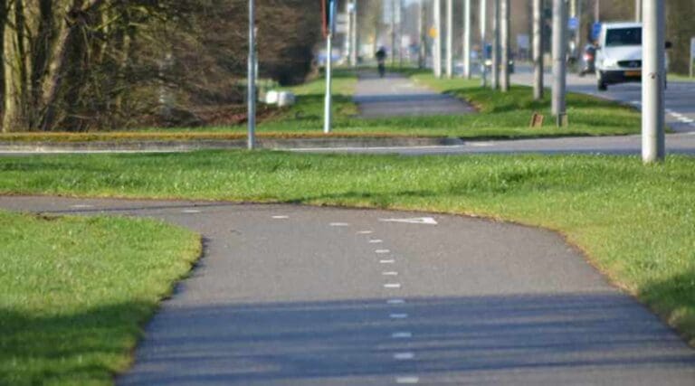 Bio-fietspad in Drenthe