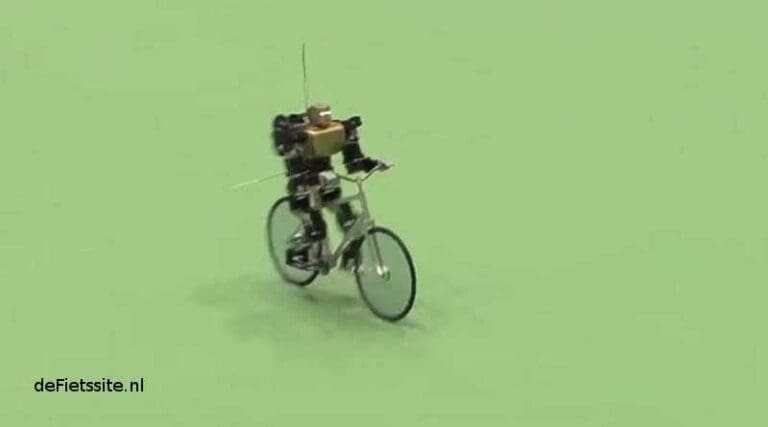 Robots kunnen ook fietsen.