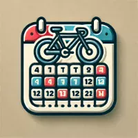 Icoon van de Fietskalender