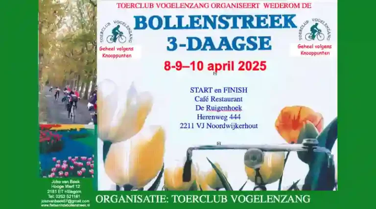 Bollenstreek fiets 3-daagse2025
