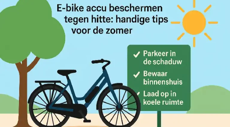 E-bike accu beschermen tegen hitte: handige tips voor de zomer