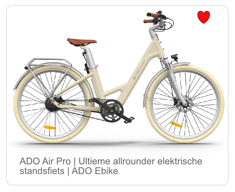 ADO Air Pro | Ultieme allrounder Elektrische stadsfiets | ADO Ebike