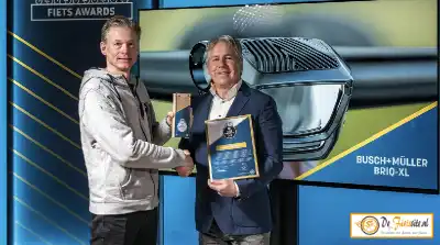 Busch & Müller briq xl fiets innovatie van het jaar. verlichtingstechnologie Koplamp verlichting e-bike