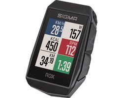 GPS Fietscomputer Sigma ROX 11.1 EVO GPS met standaard stuurhouder - zwart