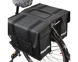 SWISSBEX - FIETSTAS - DUBBELE FIETSTAS - WATERAFSTOTEND - REFLECTOREN - OOK VOOR ELECTRISCHE FIETSEN