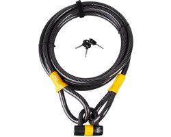 VINZ Kibo Kabelslot ART Keurmerk | 5 Meter Lang | VBV & CCV Goedgekeurd Bootslot Verzekering | Multifunctioneel | 20mm Dikke Kabel | 500cm