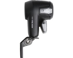 AXA Nox City 4 Lux - Fietslamp voorlicht - LED Koplamp - Fietsverlichting op Batterij - Auto/Off - Zwart