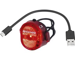 Sigma Nugget II Flash USB Fiets Achterlicht - Li-ion accu - Oplaadbaar