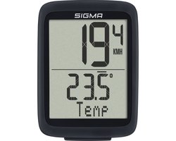 Sigma BC 10.0 WR Fietscomputer - 10 functies - Bekabeld