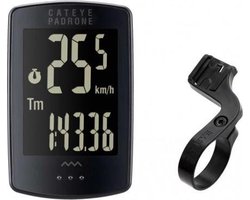 CatEye Padrone Stealth CC-PA100W Fietscomputer - Draadloos Incl. OF100 - Houder
