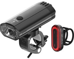 1200 Lumen & 100 Lumen Pro Sport Lights Fietsverlichtingsset - LED Fietslampen USB oplaadbaar - Fietsverlichting - Fietslicht - Fietslampjes