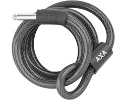AXA RLD 180/12 - Insteekkabel - Kabelslot - Combineren met Ringslot - 180 cm lang - diameter 12 mm - Zwart
