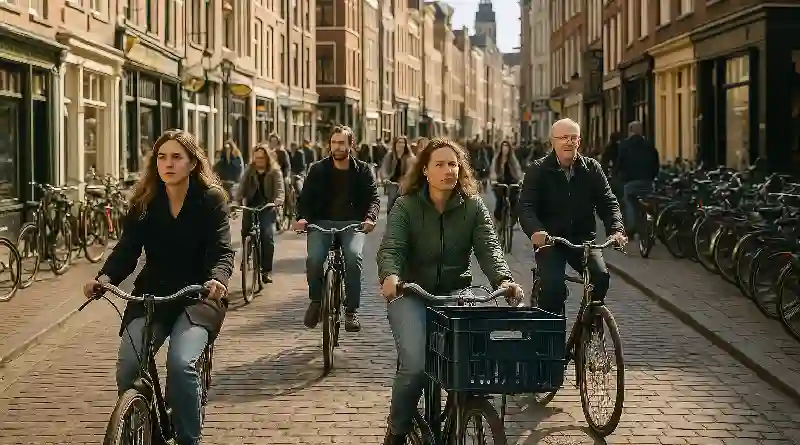 De fiets is de toekomst van het stadsvervoer