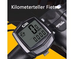 Crrynuo Kilometerteller Fiets - Fietscomputer - Bedraad - Snelheidsmeter - Fiets Accessoires