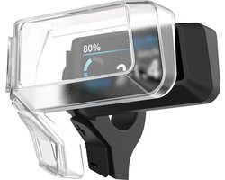 kwmobile elektrische fiets displaycover geschikt voor BoschPurion 200 cover - Display en randen beschermhoesje voor gps in transparant