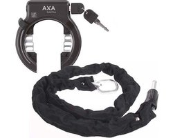 AXA Solid Plus Fietsslot - ART2 - inclusief 100cm insteekketting – Ringslot - Zwart