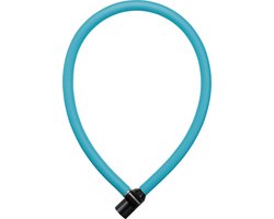 AXA Resolute 6/60 Kabelslot - Slot voor Kinderfietsen - Gebruiksvriendelijk - 60 cm lang - Diameter 6 mm - Licht blauw