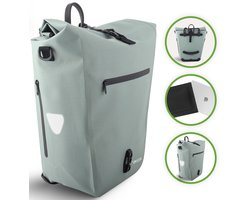 Ekostar® 2-in-1 Enkele Fietstas – Mint – Waterdicht en duurzaam TPU – Fietstassen Elektrische Fietsen