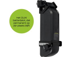 Lockboss L1 batterijslot voor Ouxi fatbike V8 - H9 - S20 pro-E-Father Fatbike slot - Zwart