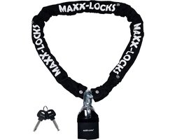 Maxx-Locks Granity Kettingslot - Slot met Gehard Stalen Schakes - Geschikt als Fietsslot, Scooterslot & Brommerslot - Extra Veiligheid voor je Fiets - 120 cm