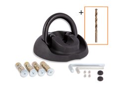 VINZ Everest ART 4 Goedgekeurd Muuranker / Vloeranker Incl 16mm Steenboor | Eenvoudige Montage & Inclusief Montagemateriaal | Goedgekeurd Wandanker / Muurbeugel voor Motor, Scooter & Fiets