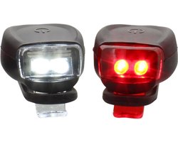 Walfort Voor en Achterlichtjes - Fietslichtjes LED-Lichtjes - 2 Stuks
