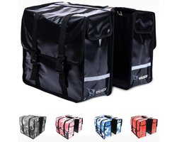 Ekostar® - Fietstassen electrische fietsen - Fietstassen dubbel - Waterdicht Materiaal - Fietstas - Zwart - 46 Liter