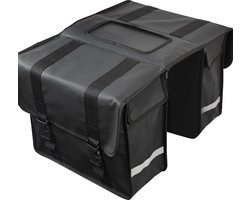 Strex Dubbele Fietstassen Waterdicht – Fietstas 40 Liter – Zwart - Met Reflectoren - Elektrische Fiets