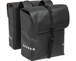 New Looxs Odense Double - Dubbele Fietstas - Fietstassen Electrische Fietsen - Waterafstotend Polyester - 39 Liter - Zwart