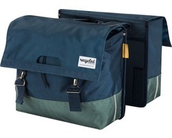 Urban Proof Dubbele fietstas - Gerecycled - 40 liter - Blauw/groen