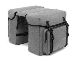 Fietstassen dubbel Spatwaterdicht 35 L - Fietstassen electrische fietsen - Reflecterend