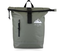 Fana Bags Rugtas & Fietstas in 1 Groen - Laptop Rugtas - Werktas/Rugzak - Enkele Fietstas - Laptop Rugzak