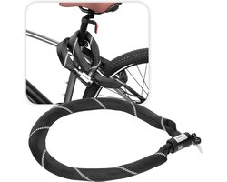 Voltano ART2 Kettingslot - Zwart - 120 CM - ART 2 Slot Goedgekeurd Voor De Fietsverzekering