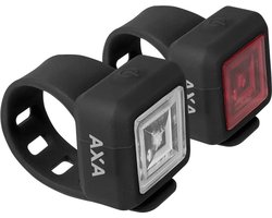 AXA Niteline 11 LED Fietsverlichting - Fietslampjes Voor en Achter - Batterij