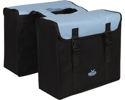 Greenlands - Dubbele Fietstas - 34 Liter - Zwart/Blauw