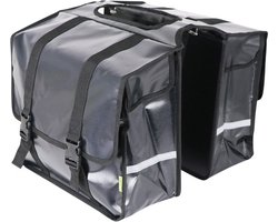 Dresco Transporter Dubbele Fietstas 50 Liter Bisonyl Zwart