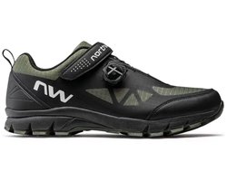 Northwave Corsair Mtb-schoenen Black/Forest Green EU 41 Man