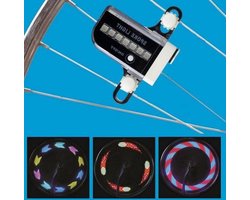 *** 2x Fiets Spaak LED Verlichting - Kinderfietsen - Opvallende Spaakverlichting - Veilig in Donker - van Heble® ***