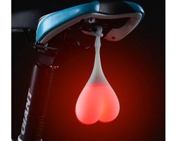 Bike Balls Fietsverlichting - Inclusief batterijen - Grappig - Achterlicht - LED Verlichting