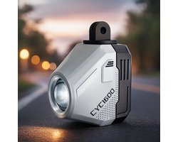 Cyclami Fietslamp LED - Fietsverlichting - 1600 Lumen | USB-C Oplaadbaar | Aluminium | Waterbestendig | Anti-verblindend | Met Navigatiehouder & GoPro-mount | Inclusief Afstandsbediening