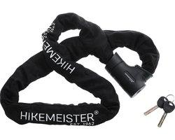 Hikemeister ® ART 2 Kettingslot 120 cm / Fietsslot / Fatbike /Ebike / Scooterslot / Motorslot / Schijfremslot