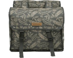 New Looxs Fiori Double Forest Dubbele Fietstas - 30 liter - Antraciet