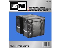 Lastpak Bisonyl - Dubbele Fietstas - 46 l - Zwart