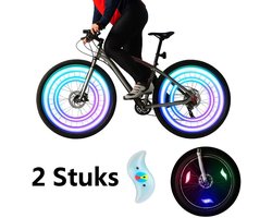 Set Van 2X LED Spaakverlichting I Fietslicht Wiel I Fietswielverlichting I Fietslamp Wiel I LED Fietsverlichting I Multicolor