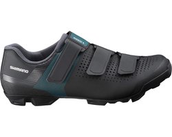 Shimano XC100W  Fietsschoenen - Maat 38 - Vrouwen - Zwart/groen/blauw