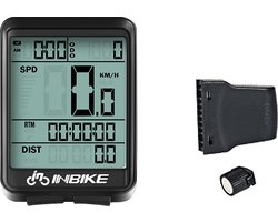 INBIKE 2.1inch Fiets Draadloze Computer Kilometerstand